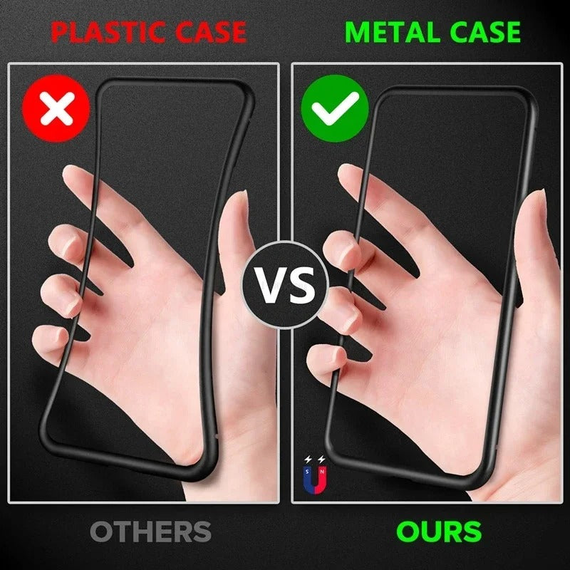 Anti-peep Magnetic Protective Shell Magnetic Privacy Glass Phone Case