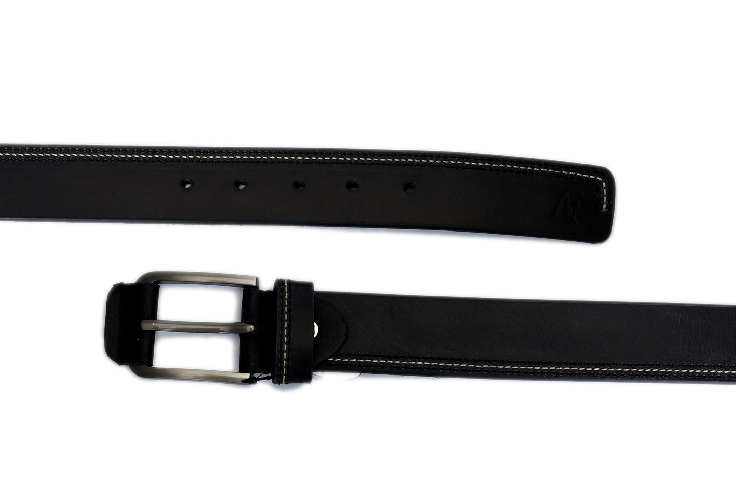Smooth Triple Contrast Stitch Belt