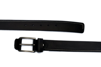 Smooth Triple Contrast Stitch Belt