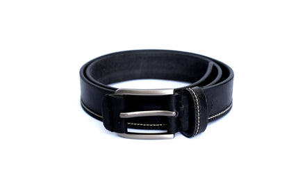 Smooth Triple Contrast Stitch Belt