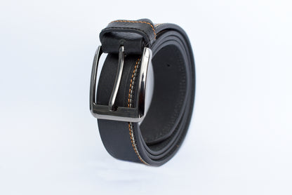 Smooth Triple Contrast Stitch Belt