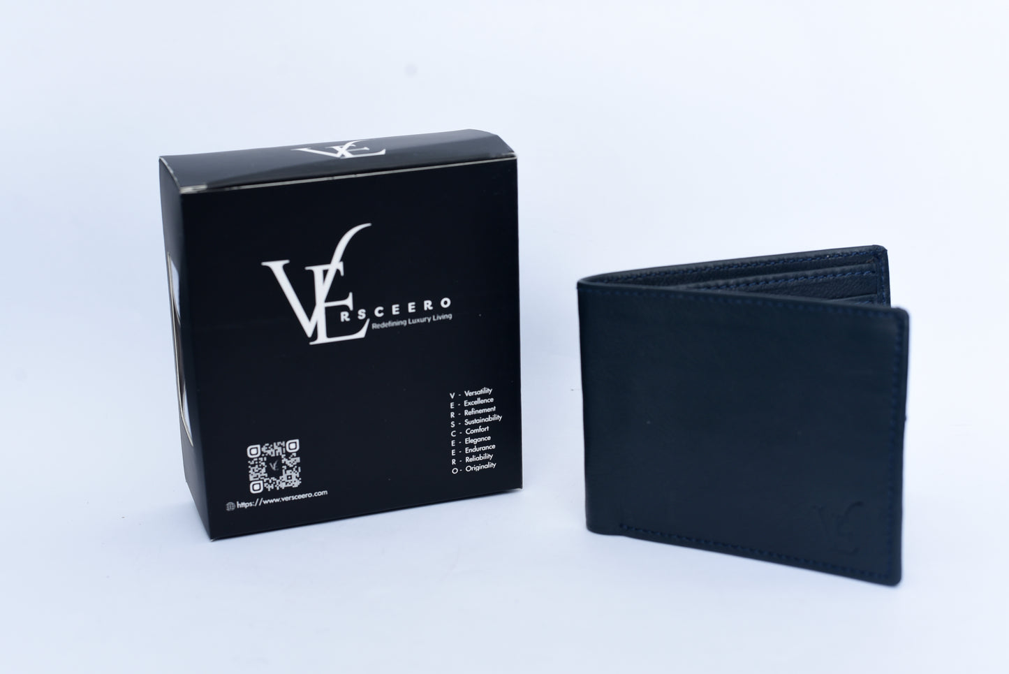 Dark blue Slim Bifold Wallet