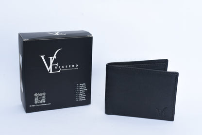 Black Slim Bifold Wallet
