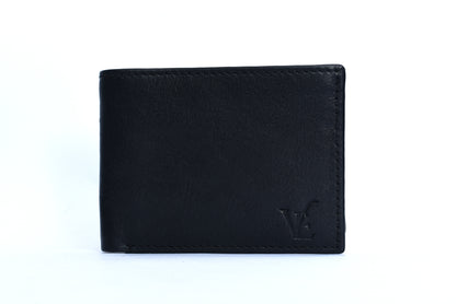 Black Slim Bifold Wallet
