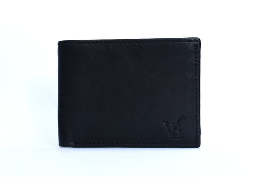 Black Slim Bifold Wallet