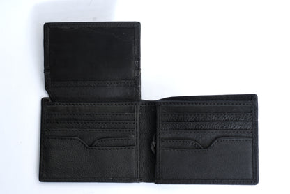 Black Slim Bifold Wallet