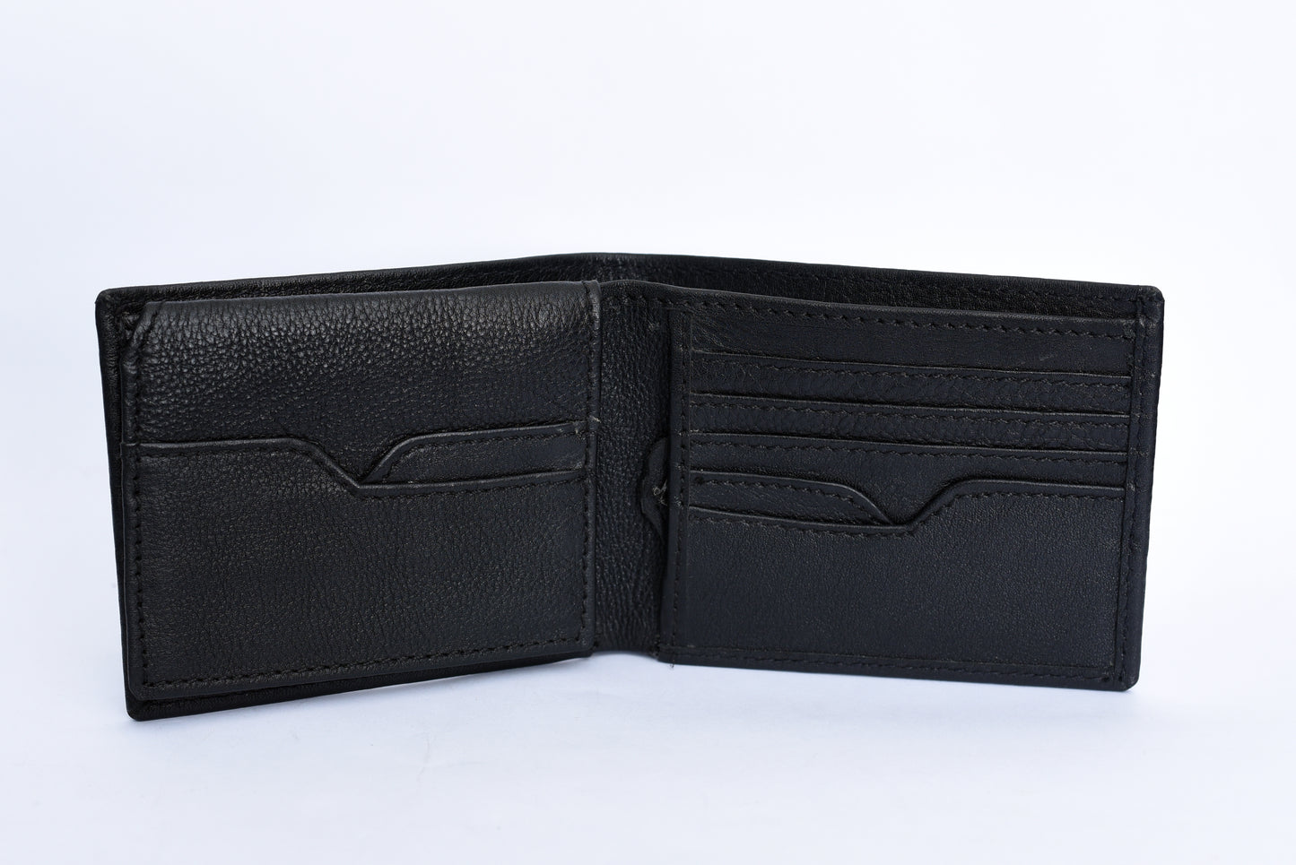 Black Slim Bifold Wallet