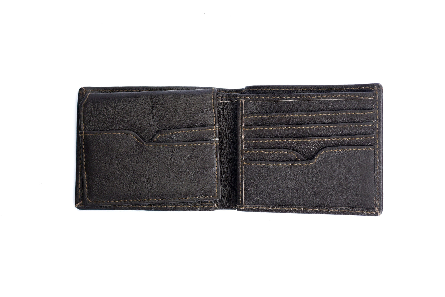 Dark brown Slim Bifold Wallet