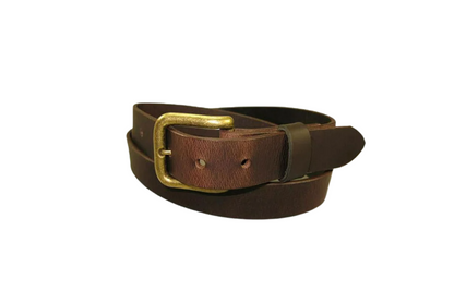 Brown Oil Pullup Leather Belt