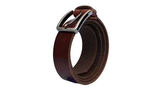 Dark Brown Leather Belt